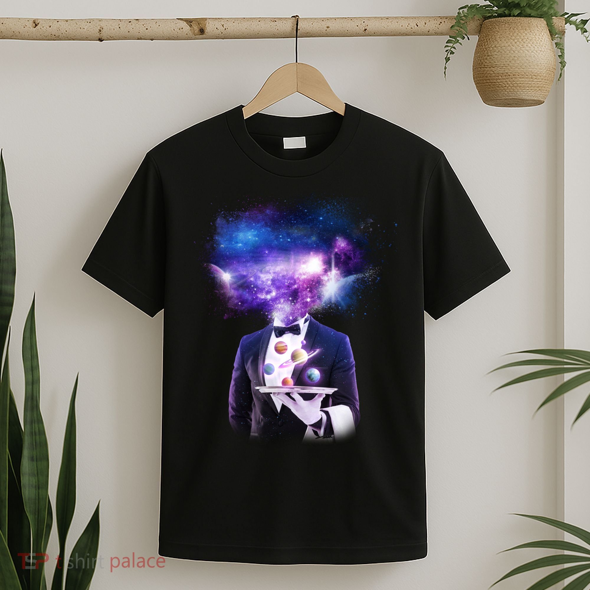 Cool Galaxy Space Head T-Shirt