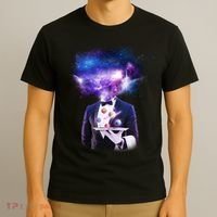 Cool Galaxy Space Head T-Shirt thumb 3