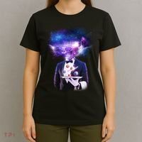 Cool Galaxy Space Head T-Shirt thumb 4