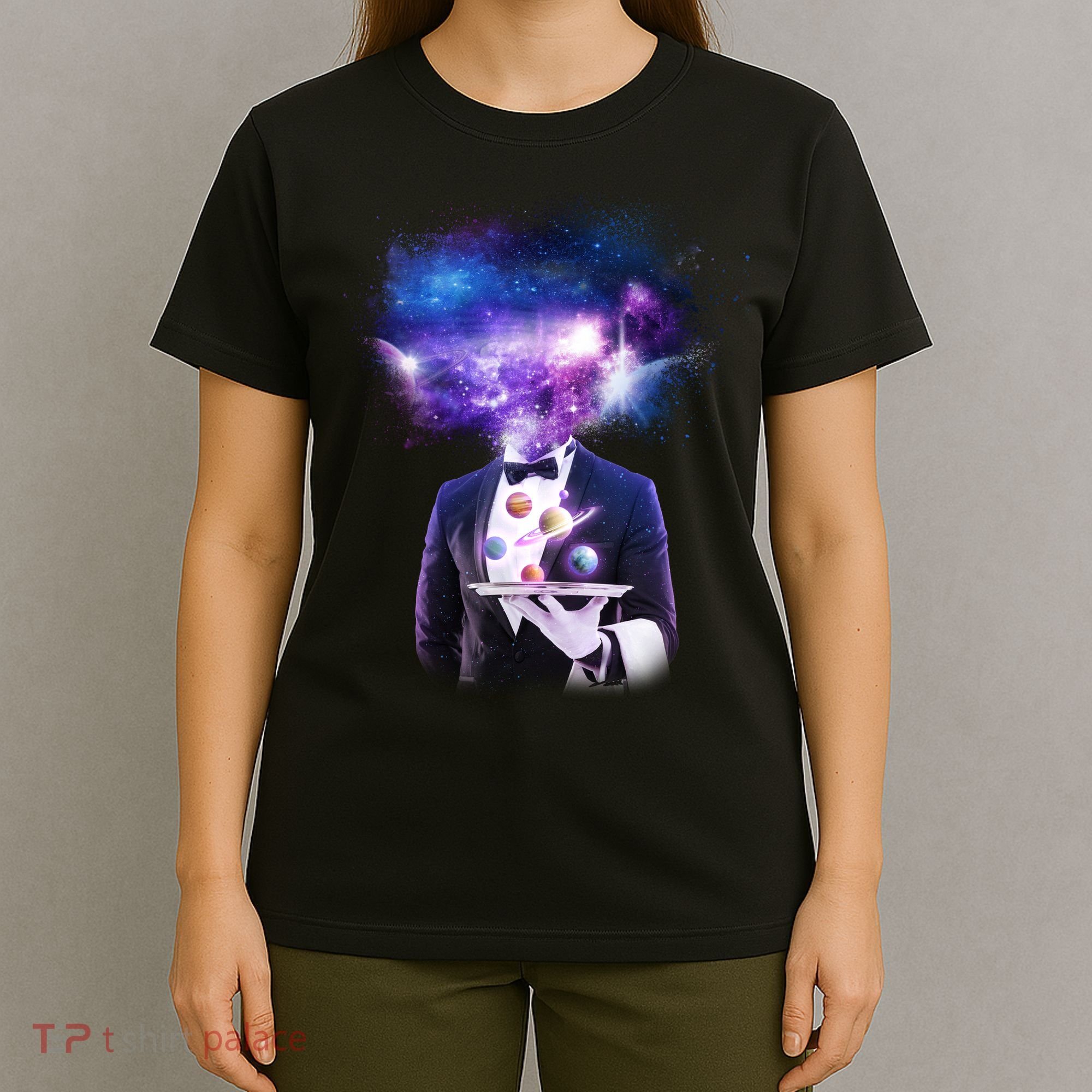 Cool Galaxy Space Head T-Shirt