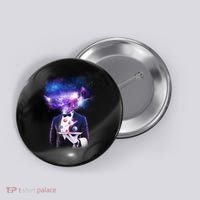 Cool Galaxy Space Head Button thumb 0