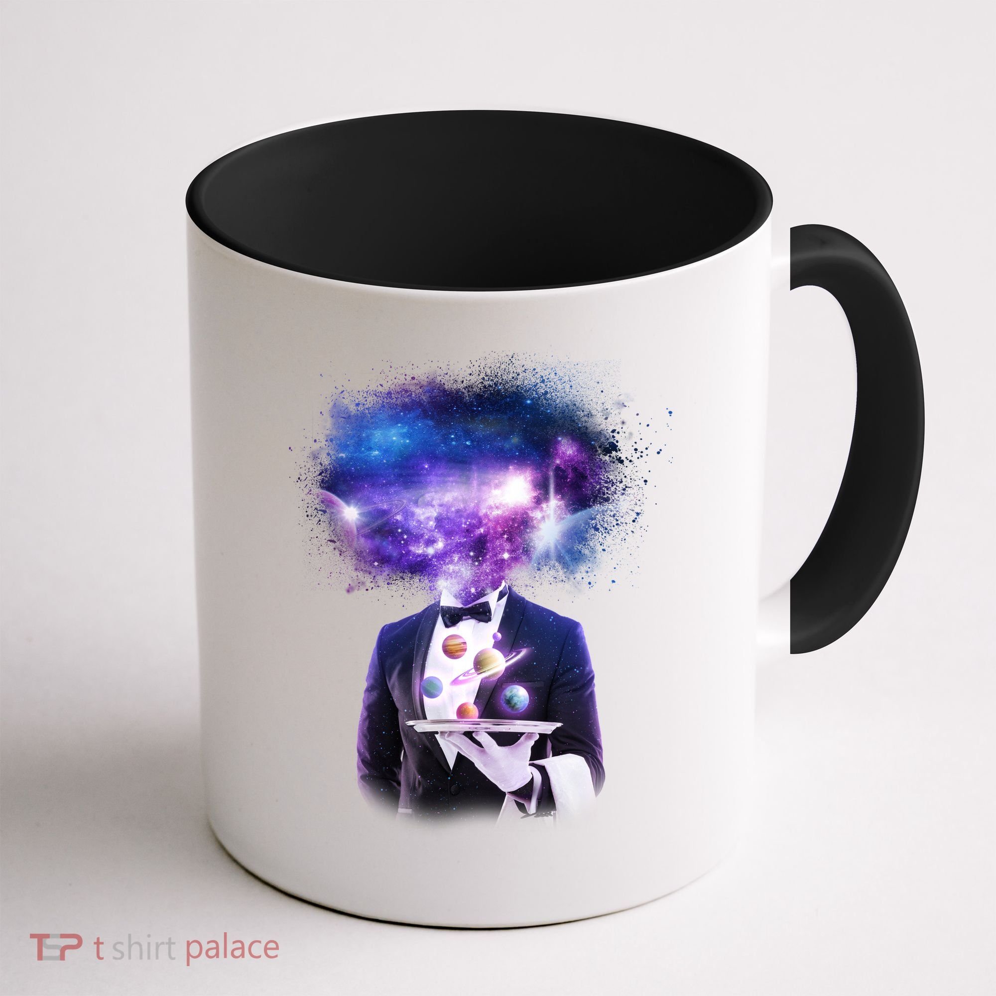 Cool Galaxy Space Head Coffee Mug