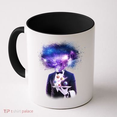 Cool Galaxy Space Head Coffee Mug