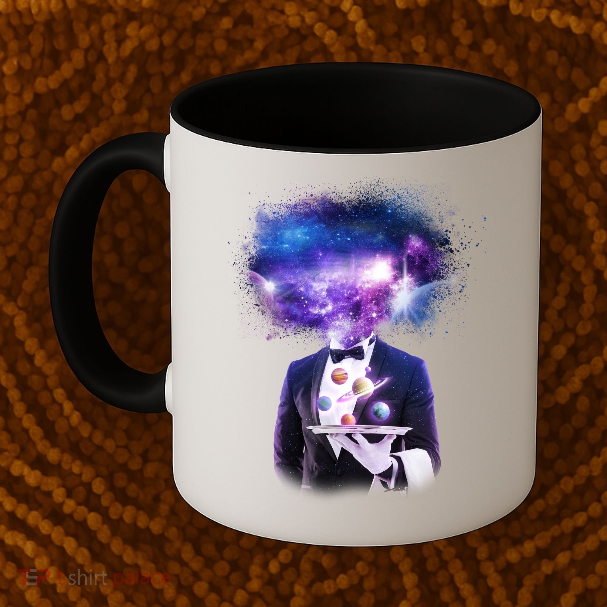 Cool Galaxy Space Head Coffee Mug