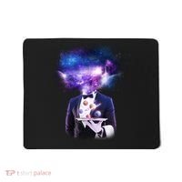 Cool Galaxy Space Head Mousepad thumb 0
