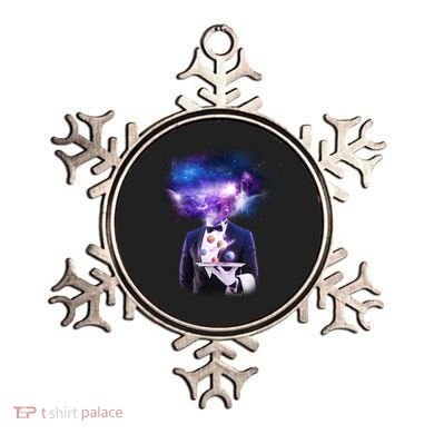 Cool Galaxy Space Head Ornament