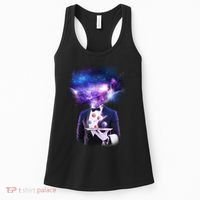 Cool Galaxy Space Head Women's Tank Top thumb 0