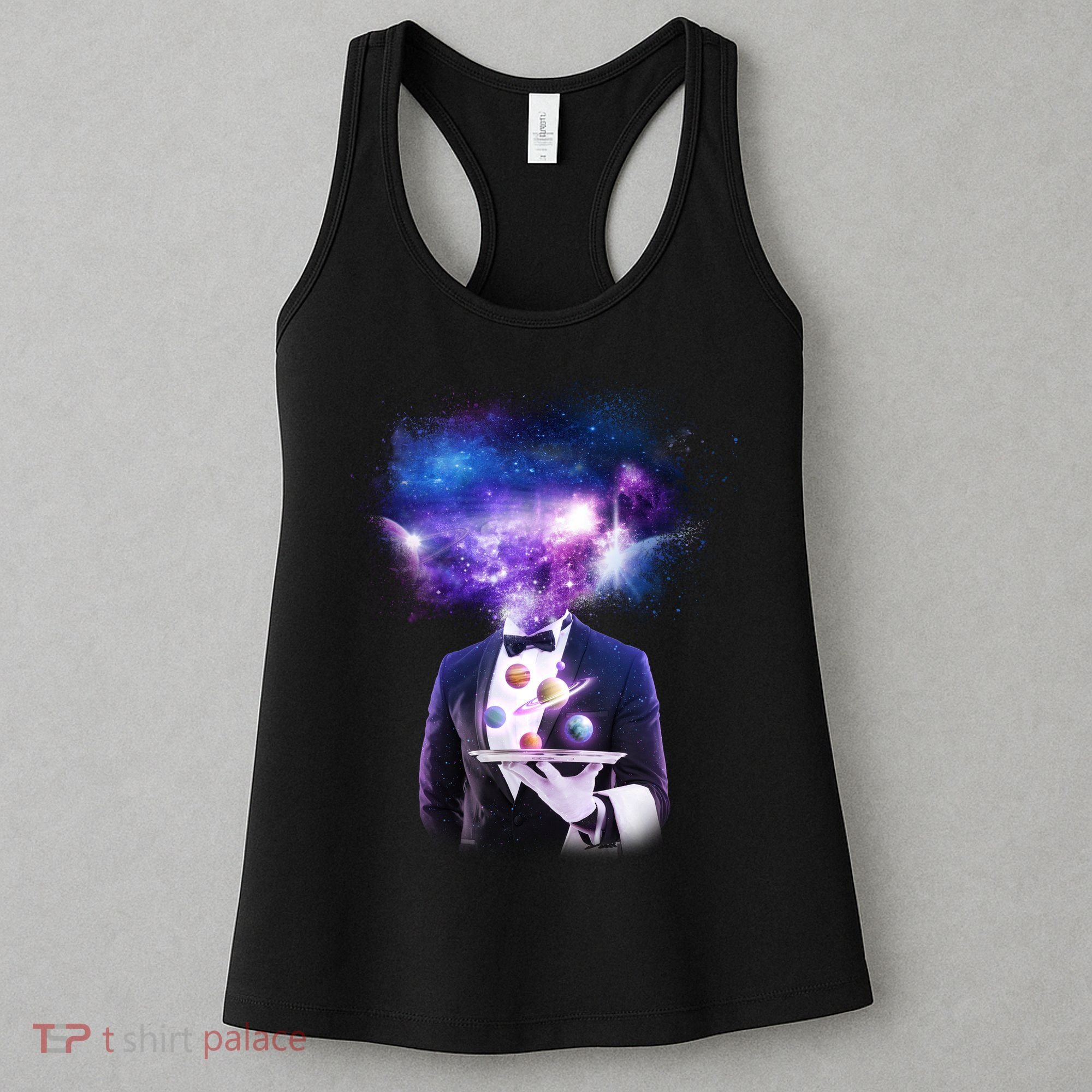Cool Galaxy Space Head Women's Tank Top
