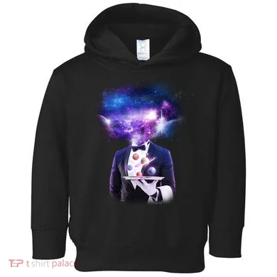 Cool Galaxy Space Head Toddler Hoodie