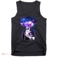 Cool Galaxy Space Head Tank Top thumb 0