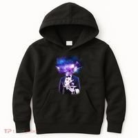 Cool Galaxy Space Head Kids Hoodie thumb 0