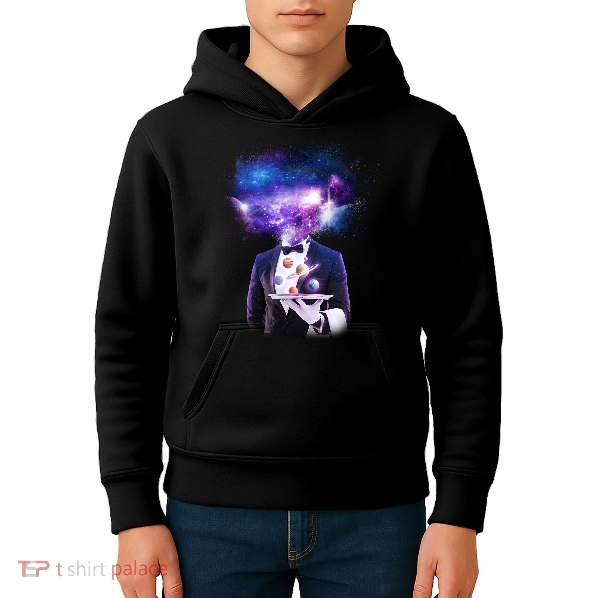 Cool Galaxy Space Head Kids Hoodie