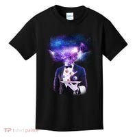 Cool Galaxy Space Head Kids T-Shirt thumb 0