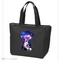 Cool Galaxy Space Head Tote Bag thumb 3