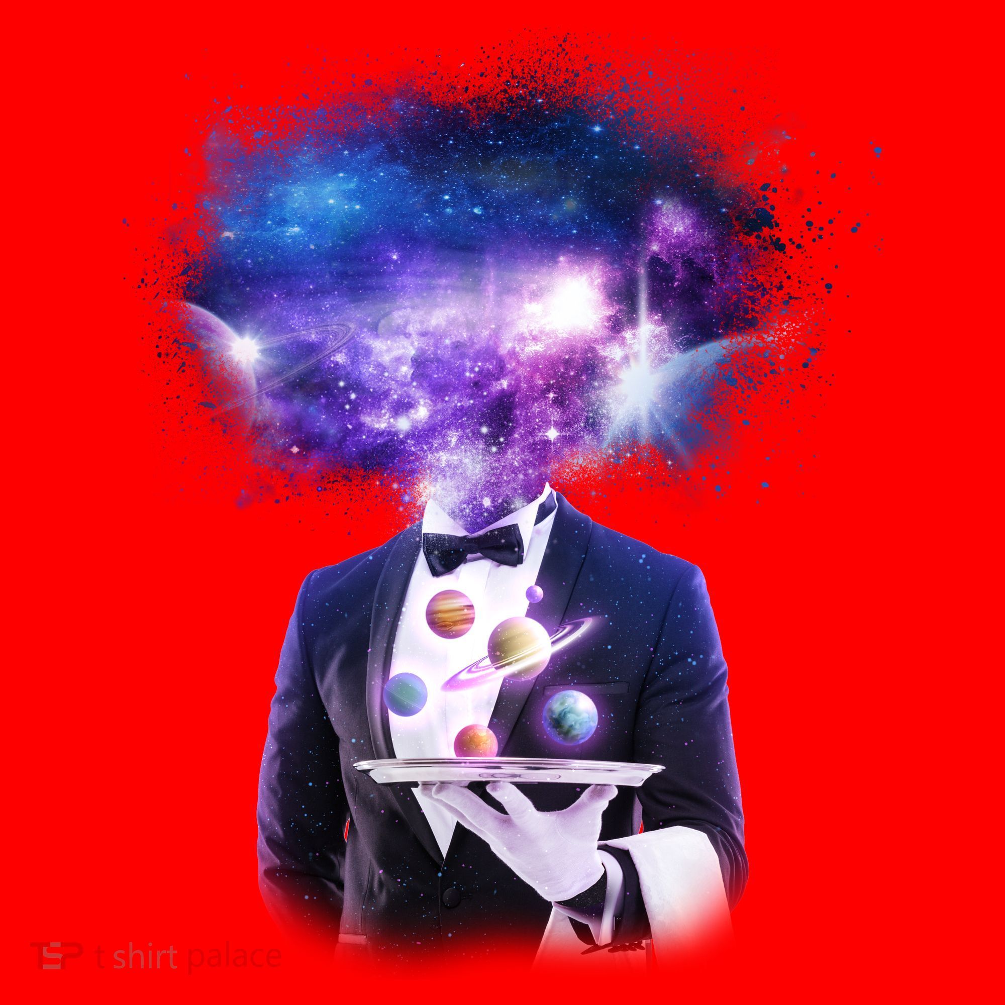 Cool Galaxy Space Head Santa Hat