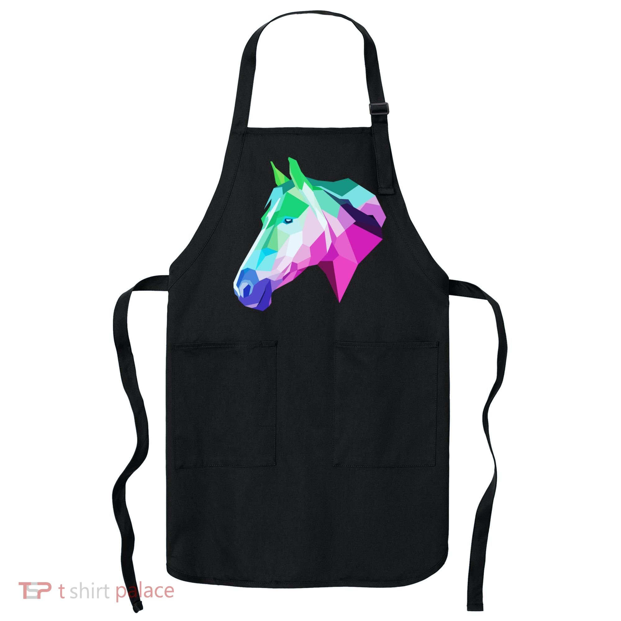 Cool Geometric Horse Apron