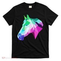 Cool Geometric Horse T-Shirt thumb 0