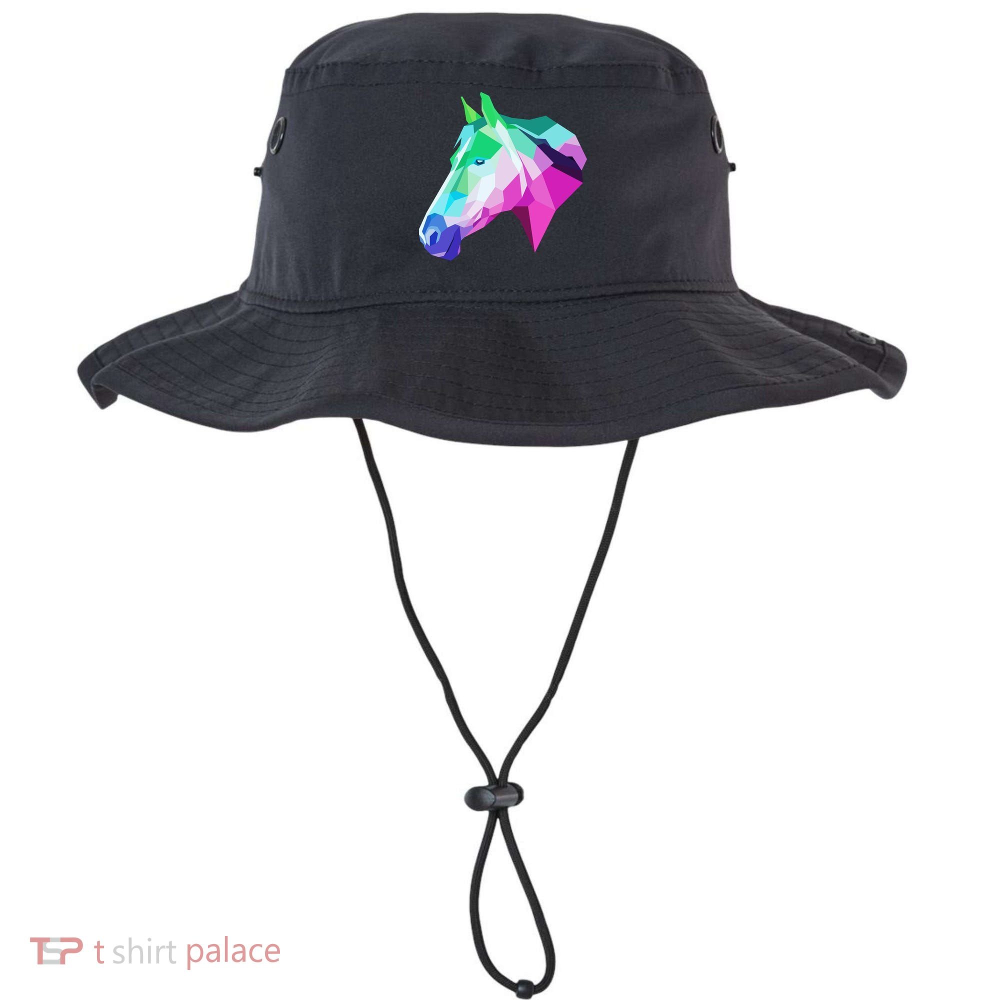 Cool Geometric Horse Bucket Hat