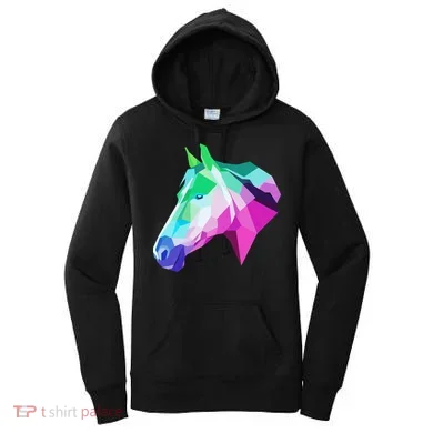 Cool Geometric Horse Women's Hoodie