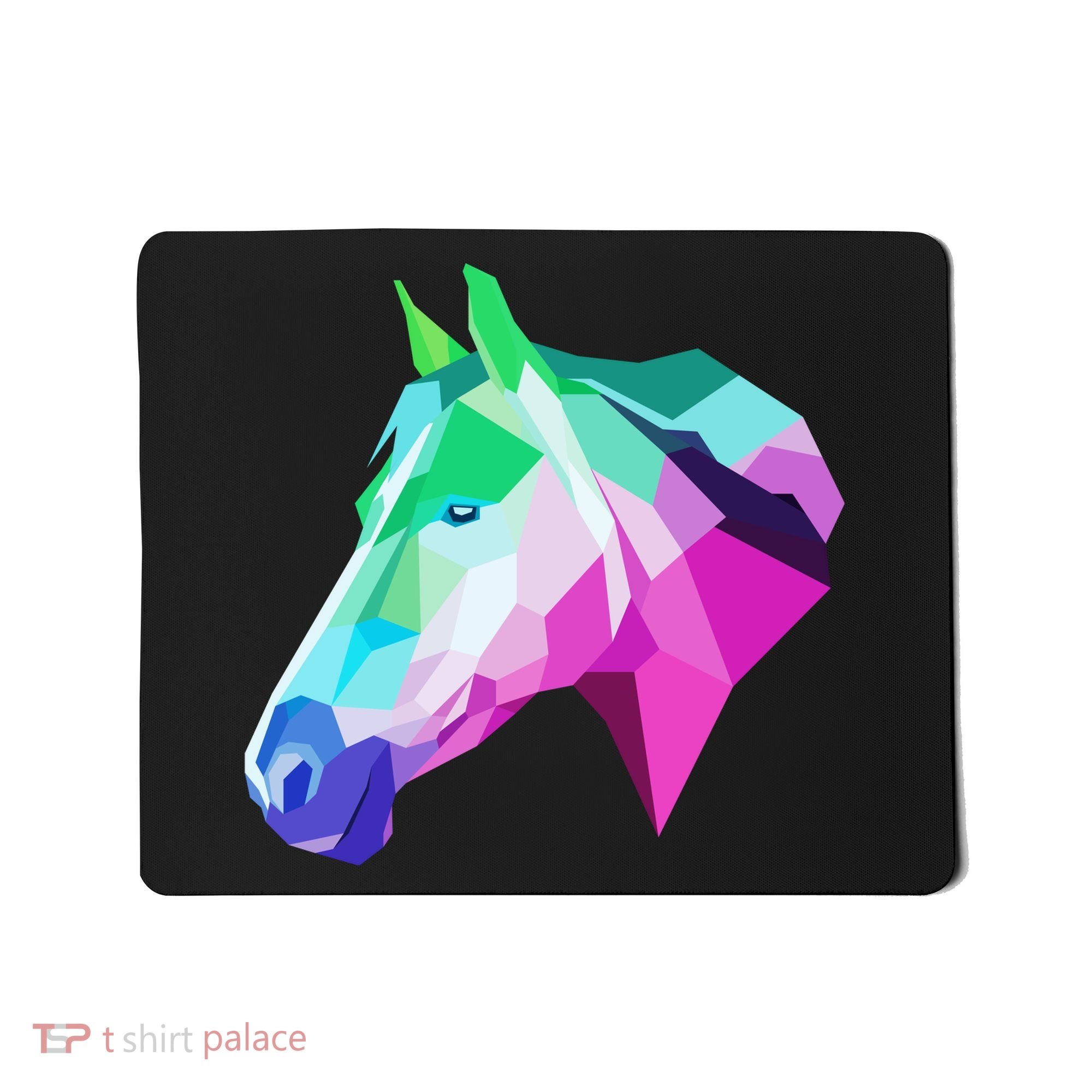 Cool Geometric Horse Mousepad