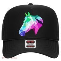 Cool Geometric Horse Hat thumb 0