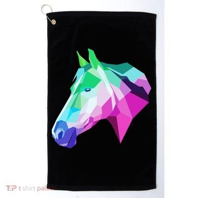 Cool Geometric Horse Golf Towel
