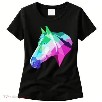 Cool Geometric Horse Women's T-Shirt