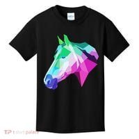 Cool Geometric Horse Kids T-Shirt thumb 0