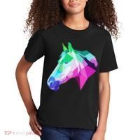 Cool Geometric Horse Kids T-Shirt thumb 2