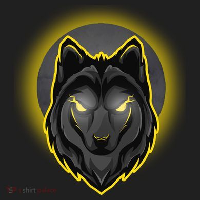 Cool Ghost Wolf Glowing Moon Tumbler