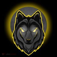 Cool Ghost Wolf Glowing Moon Kids T-Shirt thumb 4