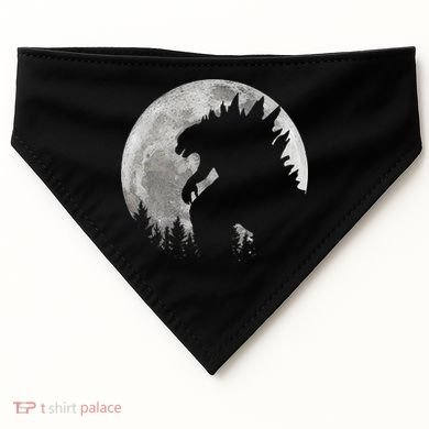 Cool Monster Full Moon USA-Made Doggie Bandana