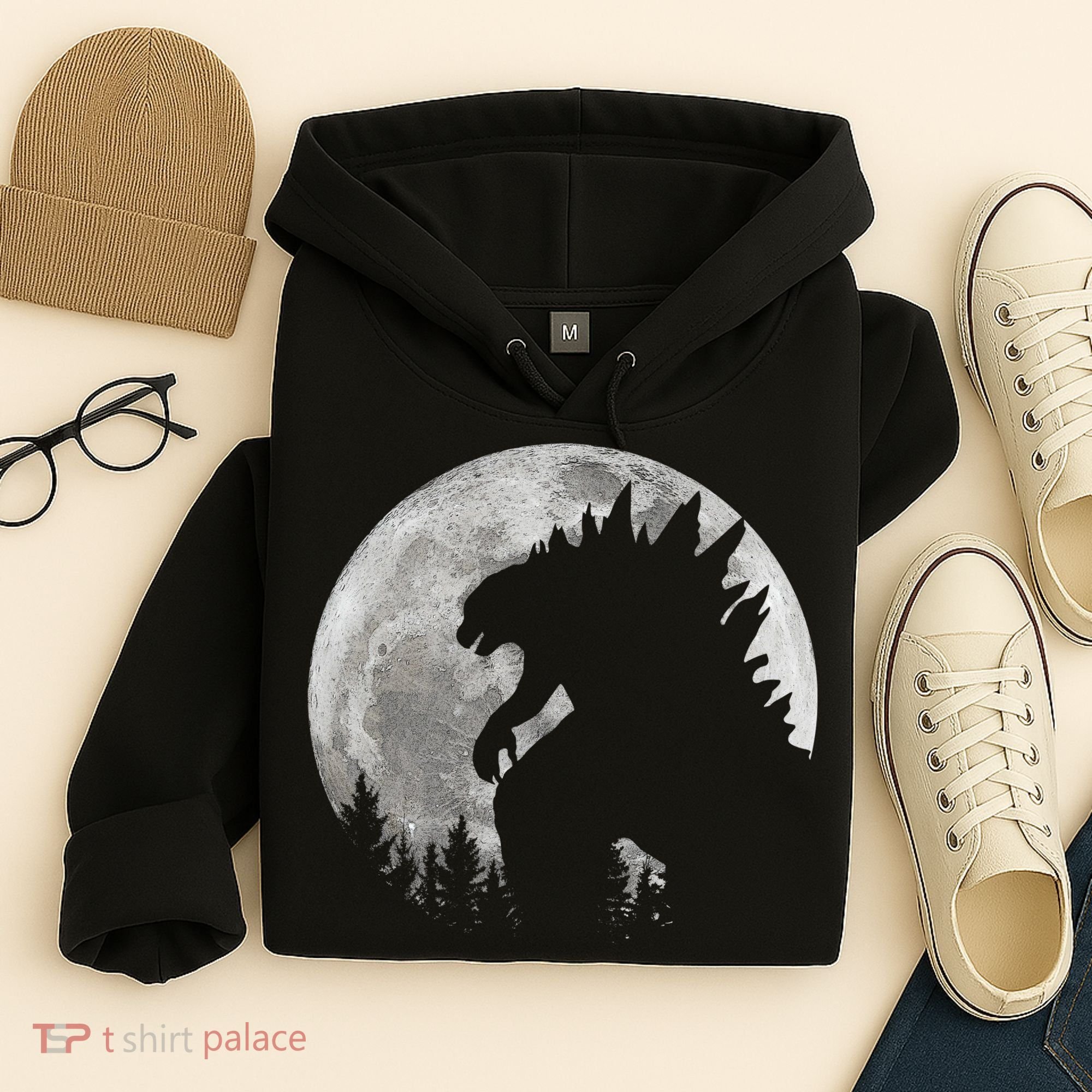 Cool Monster Full Moon Hoodie