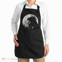 Cool Monster Full Moon Apron thumb 2