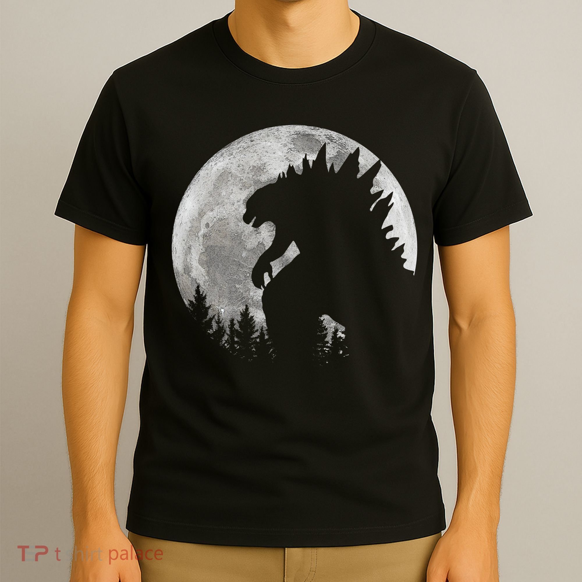 Cool Monster Full Moon T-Shirt