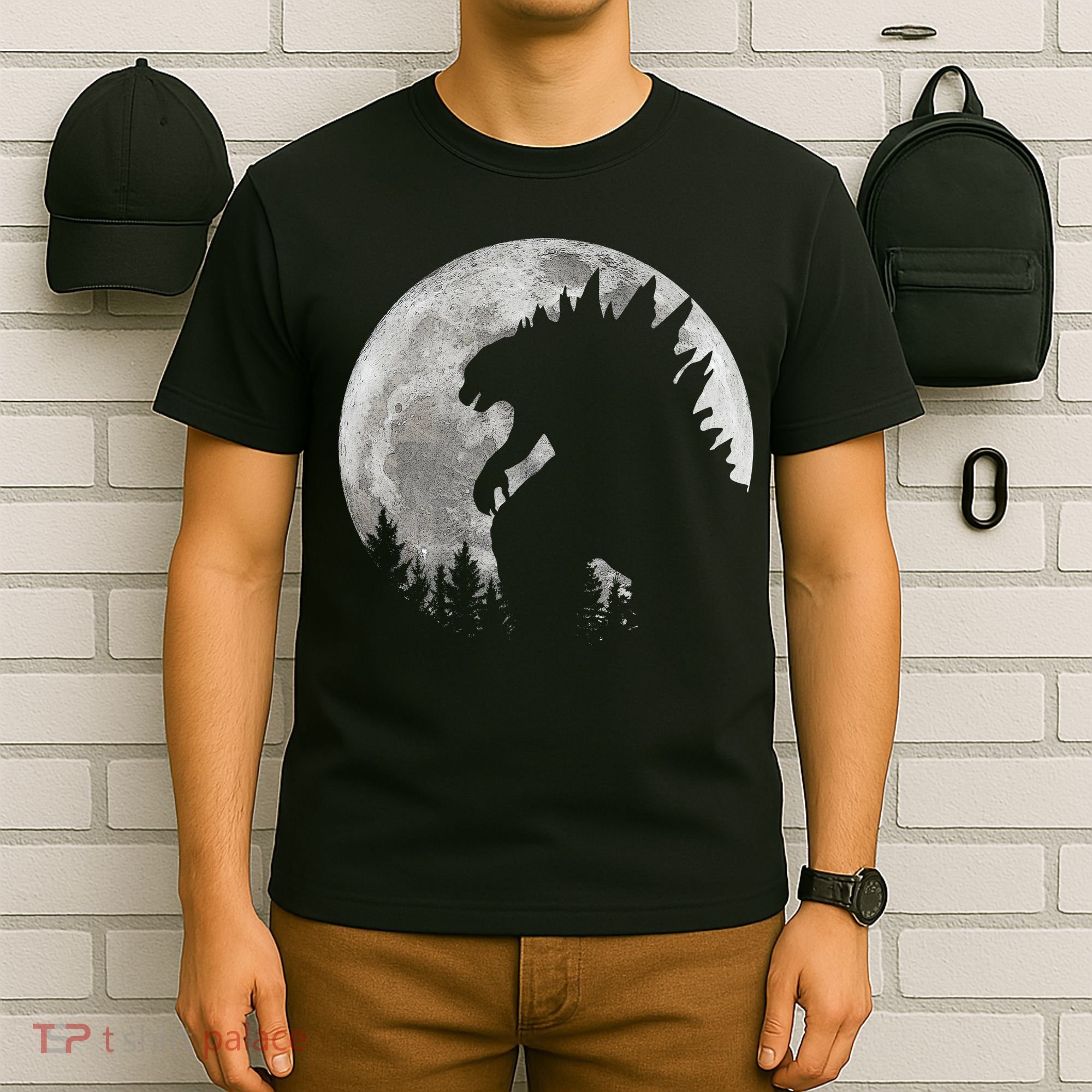 Cool Monster Full Moon T-Shirt
