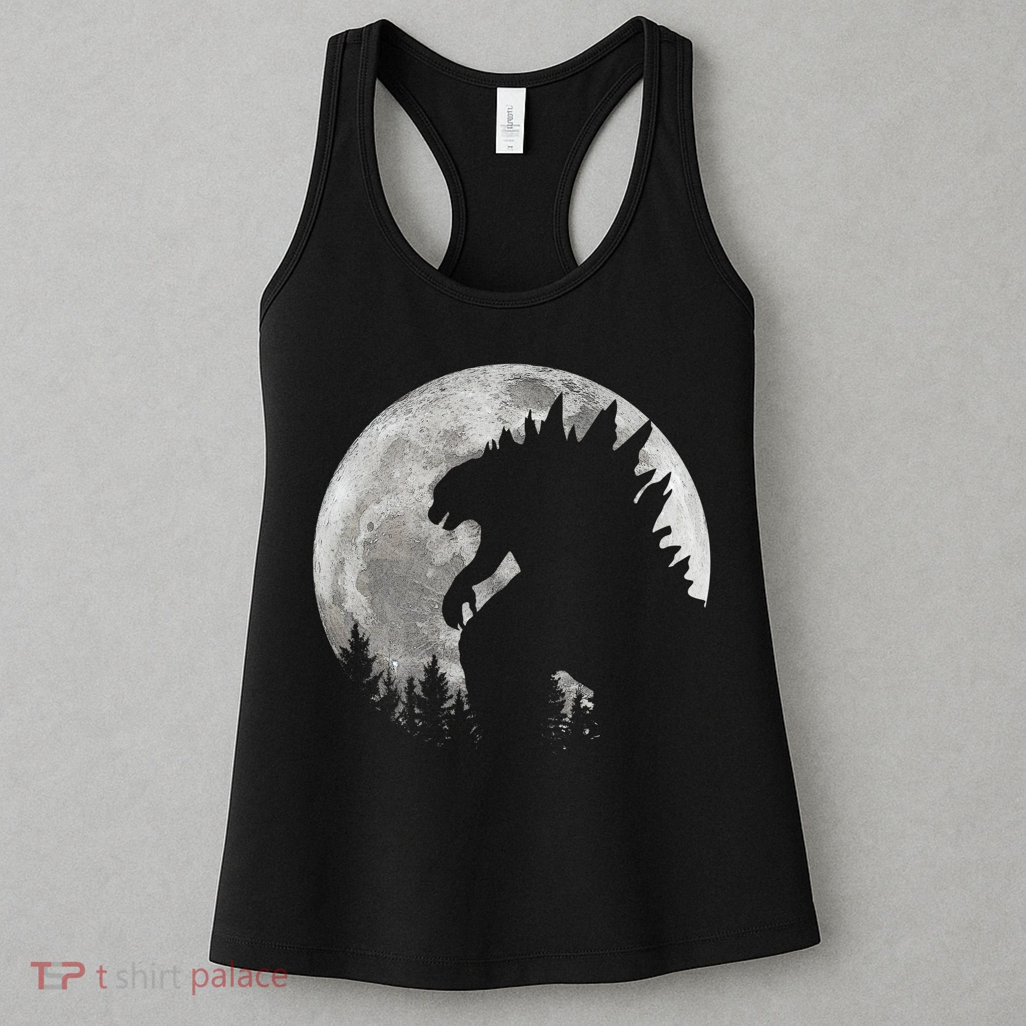 Cool Monster Full Moon Women's Tank Top