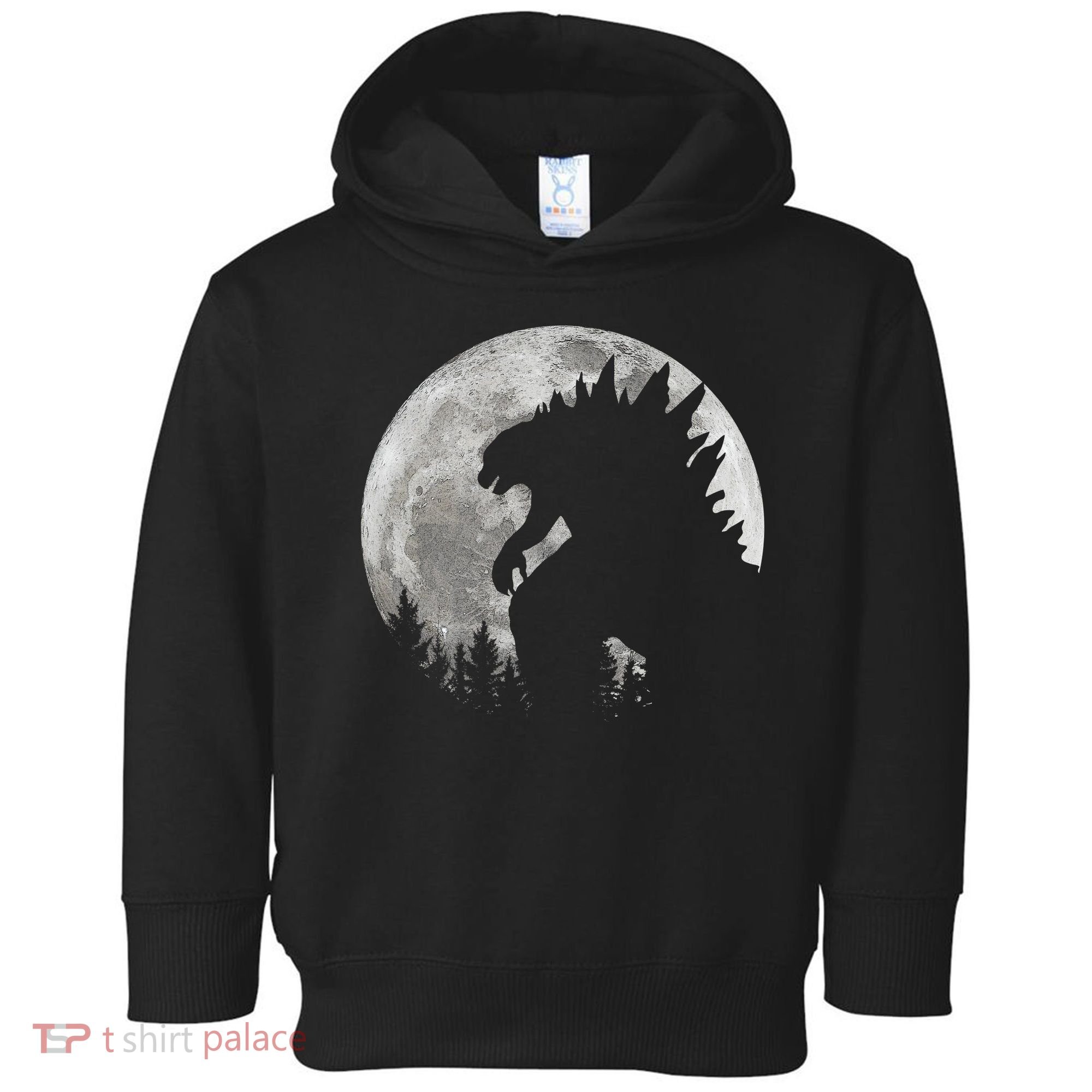 Cool Monster Full Moon Toddler Hoodie