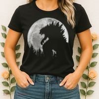 Cool Monster Full Moon Women's T-Shirt thumb 2