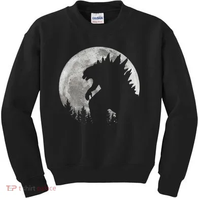 Cool Monster Full Moon Kids Sweatshirt