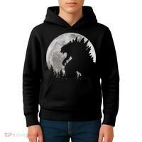 Cool Monster Full Moon Kids Hoodie thumb 4