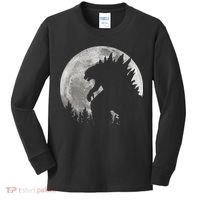 Cool Monster Full Moon Kids Long Sleeve Shirt thumb 0