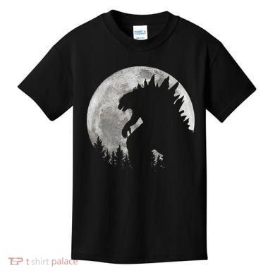 Cool Monster Full Moon Kids T-Shirt