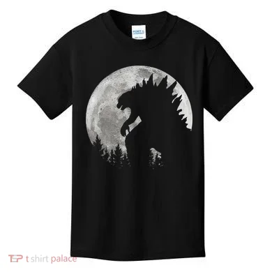 Cool Monster Full Moon Kids T-Shirt