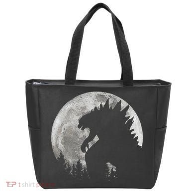 Cool Monster Full Moon Tote Bag