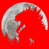 Cool Monster Full Moon Santa Hat thumb 1