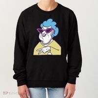 Cool Grandma Peace Sign Women's Sweatshirt thumb 0