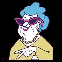 Cool Grandma Peace Sign Bucket Hat thumb 4