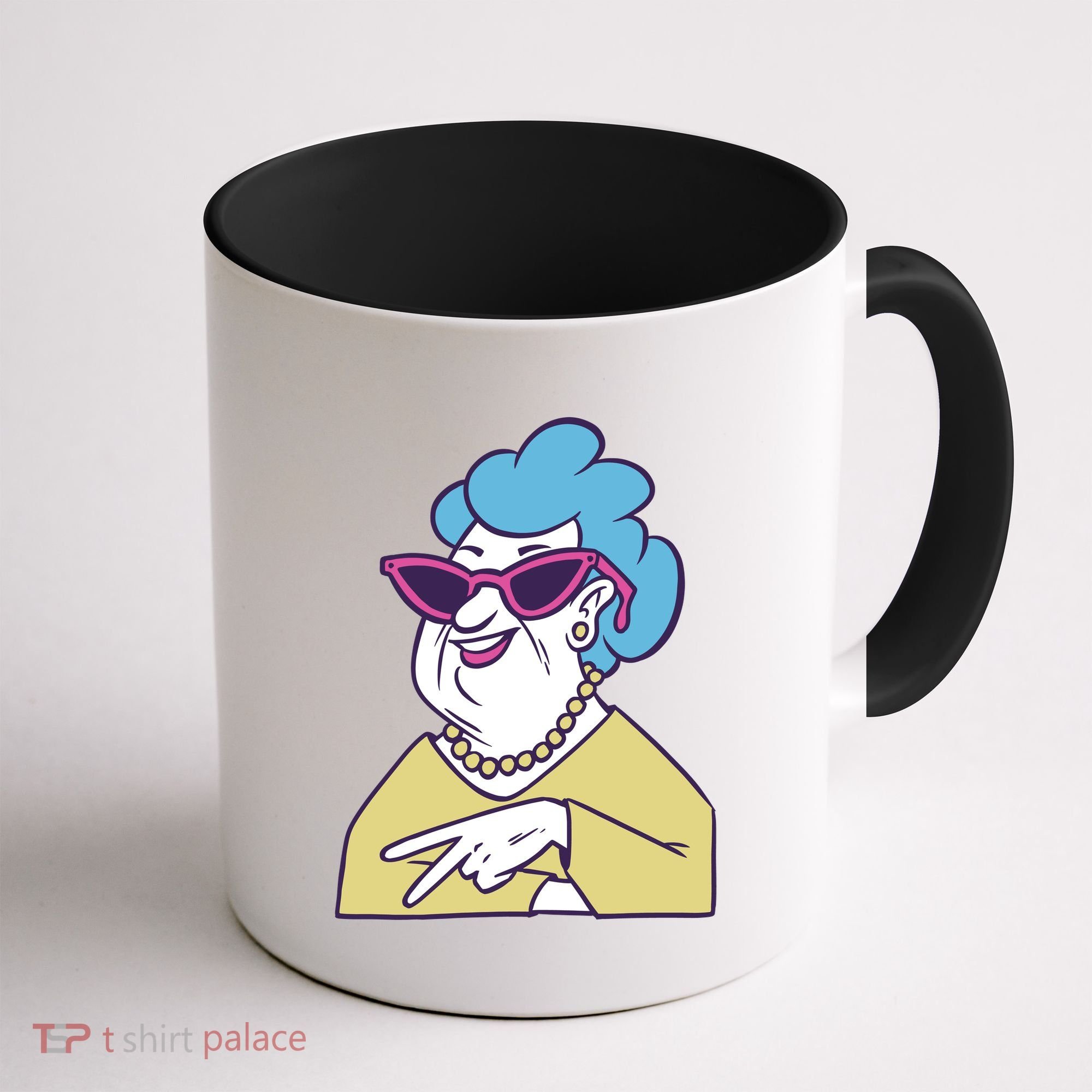 Cool Grandma Peace Sign Coffee Mug