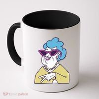 Cool Grandma Peace Sign Coffee Mug thumb 0